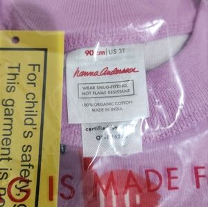 Hanna Andersson Short John Flamingo Pajamas NWT 3T